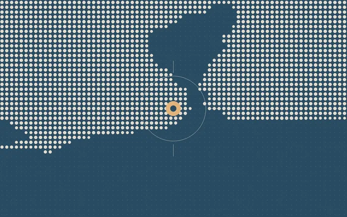 Gerasterte Karte von Rio de Janeiro und der Guanabara-Bucht