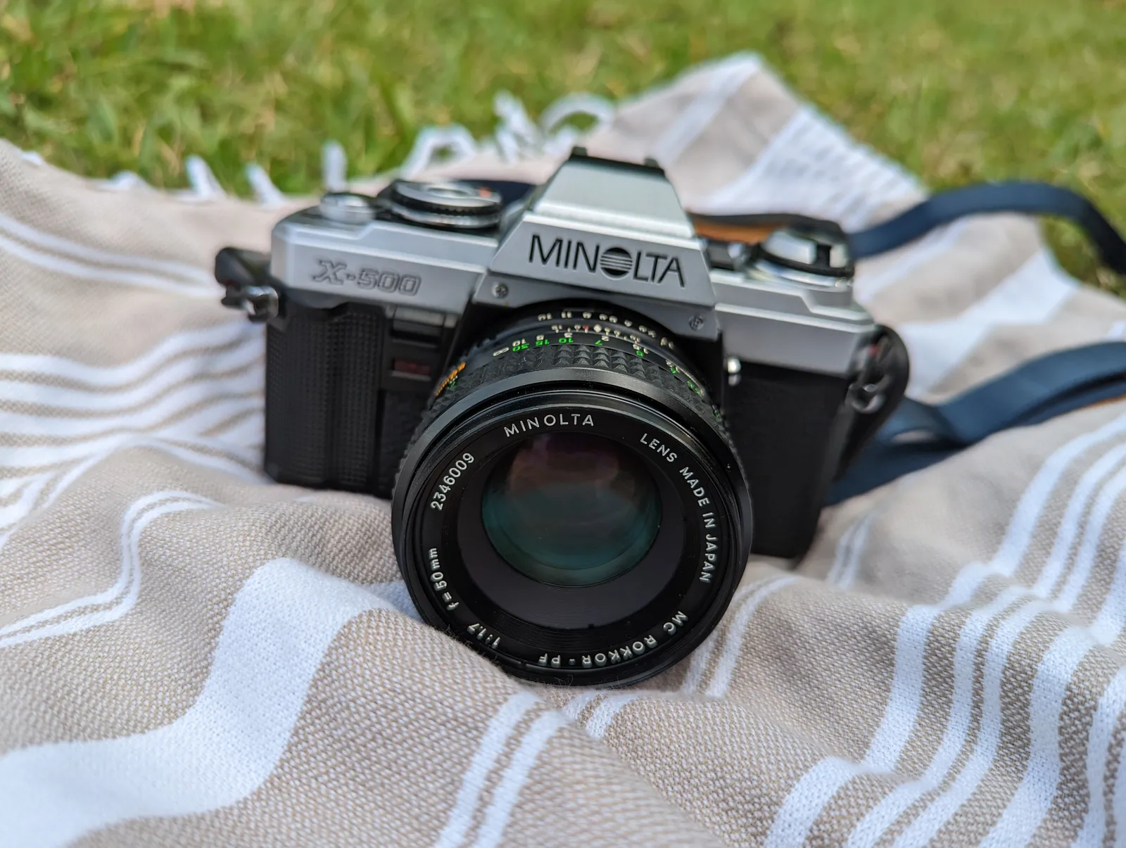 Minolta X-500 Spiegelreflexkamera